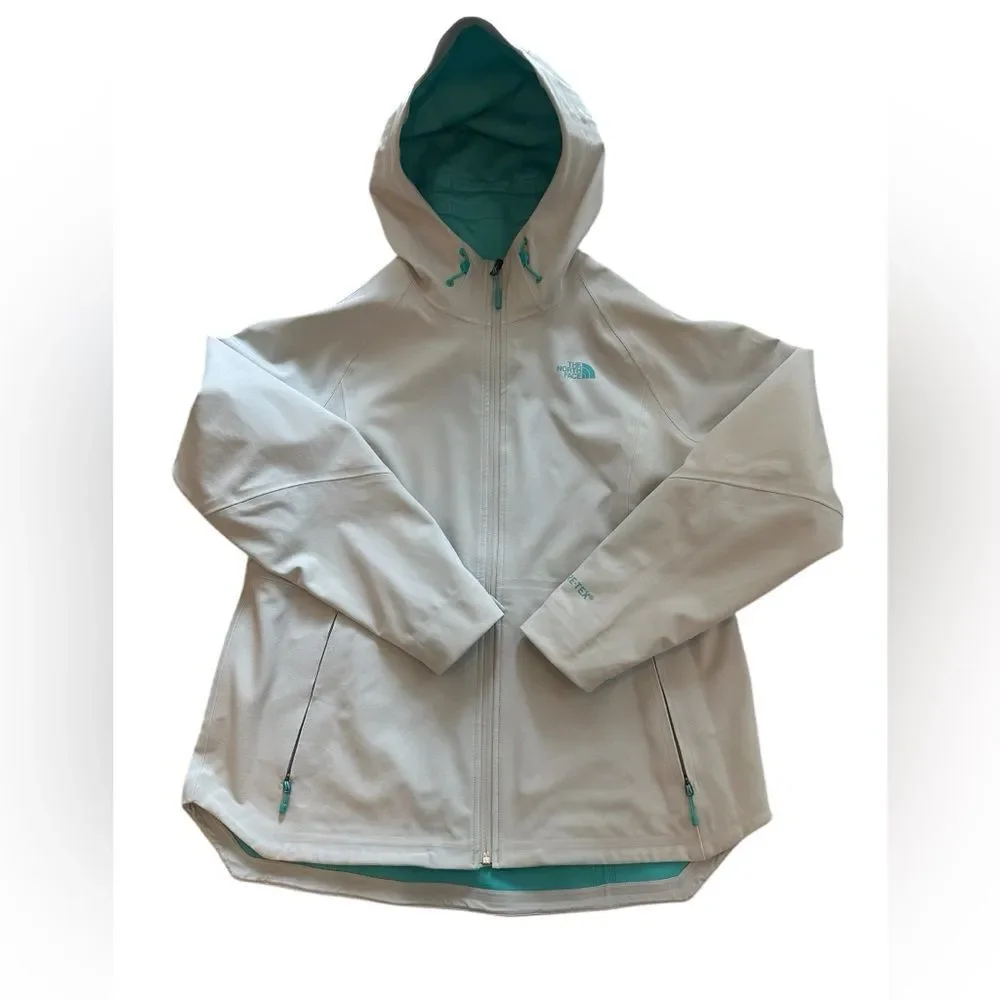 The North Face Women’s Apex Flex GTX Jacket Size XL Grey Teal